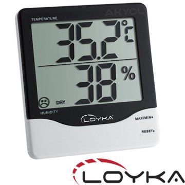 Loyka Hygrotherm Sıcaklık ve Nem Ölçer