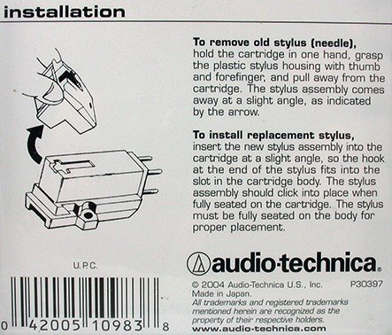 AUDIO TECHNICA ATN-91 Manyetik Kafa