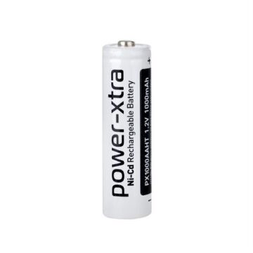 Power-Xtra 1.2V Ni-Cd AA 1000 mAh Şarjlı Kalem (Button Top) Pil