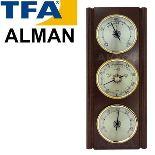 TFA 20.1002.03 İbreli Üçlü Nem, Sıcaklık ve Barometre
