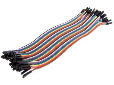 40 Pin 20cm Dişi ‐ Dişi Dupont Kablo