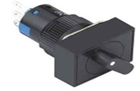 LAS1-AJ-22X/31/N Mandal Switch I-0-II Pozisyon (Siyah) 10 Adet