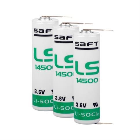 Saft LS 14500 AA Size - 2PT Lithium Pil - 2 Pinli (3 Lü Paket)