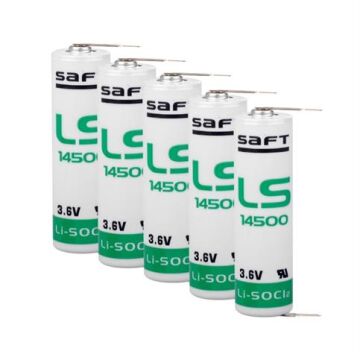 Saft LS 14500 AA Size - 2PT Lithium Pil - 2 Pinli (5 Li Paket)