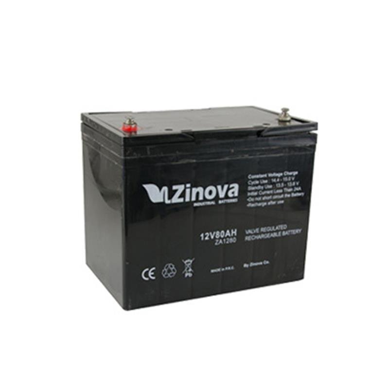 Zinova 12V 80 Ah Bakımsız Kuru Akü