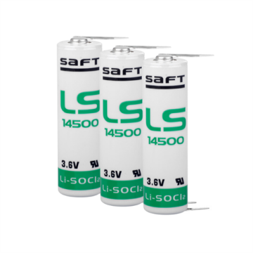 Saft LS 14500 AA Size - 3PT Lithium Pil - 3 Pinli (3 Lü Paket)