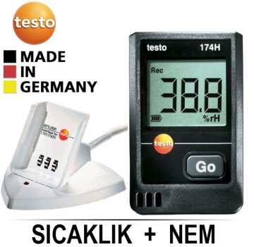 Testo 174H Mini Sıcaklık ve Nem Kayıt Cihazı Seti (Hassas)