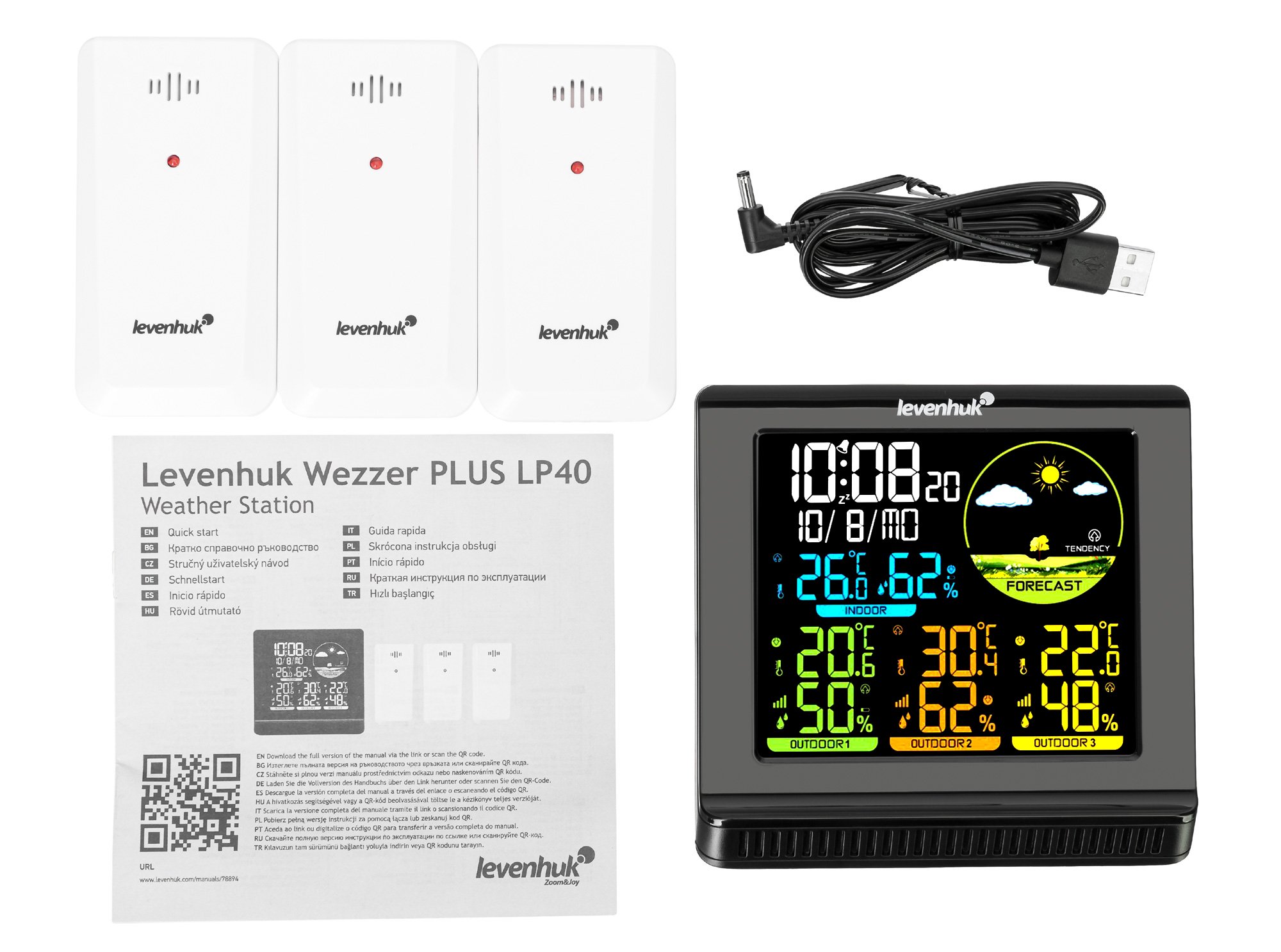 Levenhuk Wezzer PLUS LP40 Hava Durumu İstasyonu