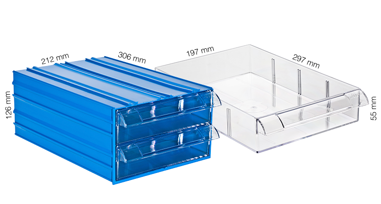 Plastik Çekmece 9'lu Blok 501-D