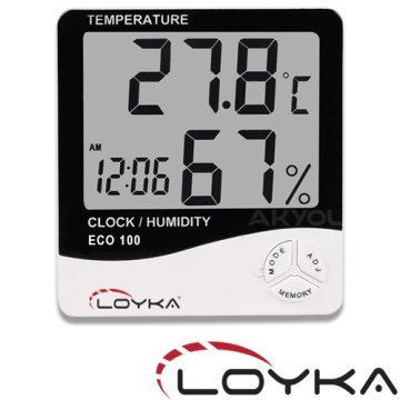 Loyka ECO 100 Sıcaklık ve Nem Ölçer