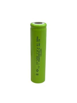 Sertec - 1.2V 3800 Mah - 4/3A - Ni-MH Şarjlı Pil - (Başsız / Flat Head)