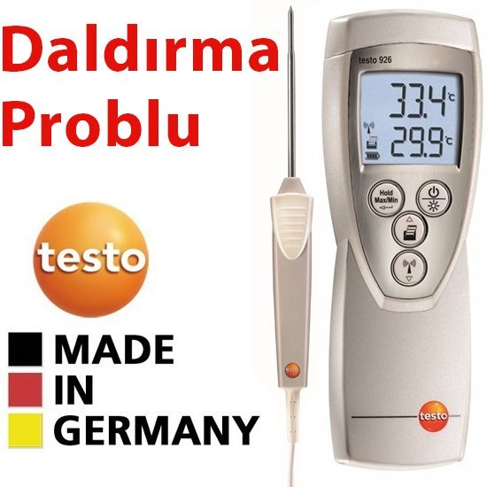 Testo 926 T Tipi Daldırma Problu Termometre Seti