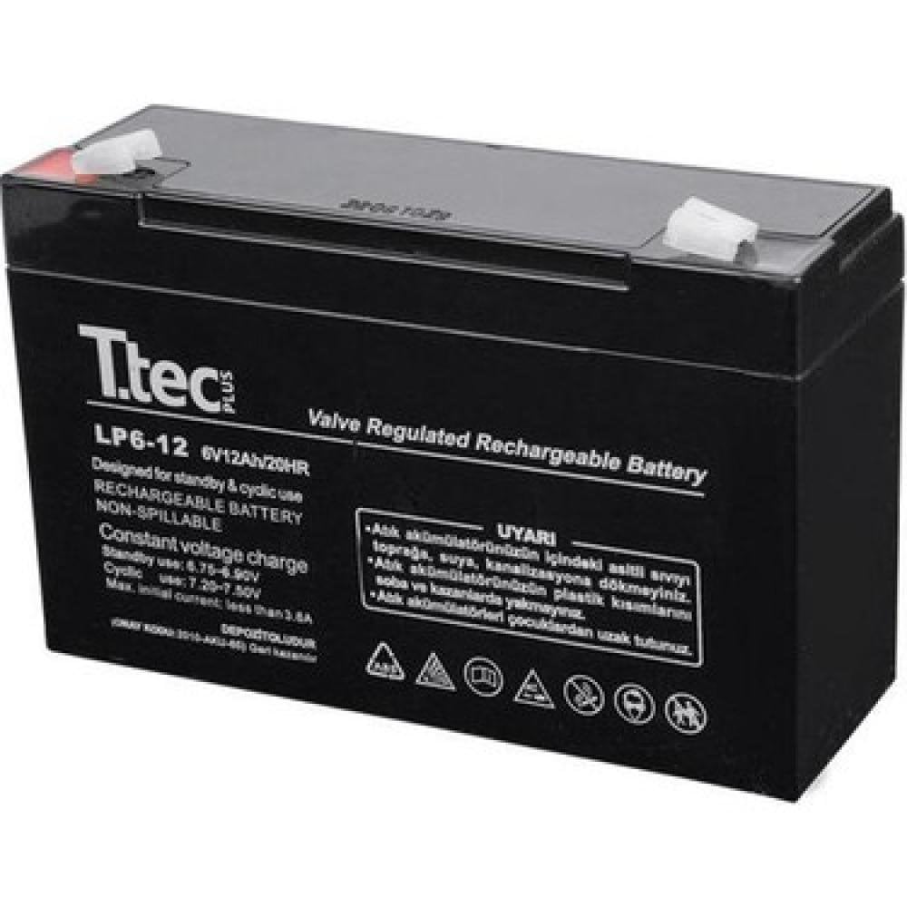 TTEC 6V 12 AH Kuru Bakımsız Akü