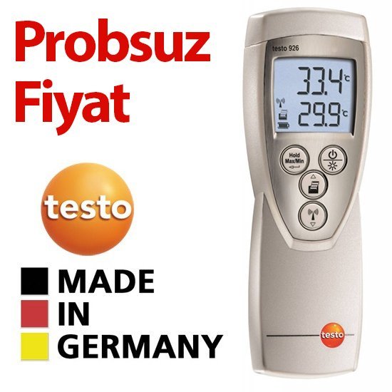 Testo 926 Tek Kanallı T Tipi Prob Okuyucu Termometre
