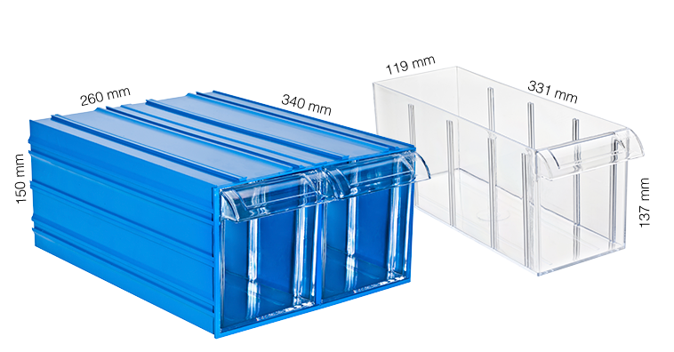 Plastik Çekmece 6'lı Blok 510-2