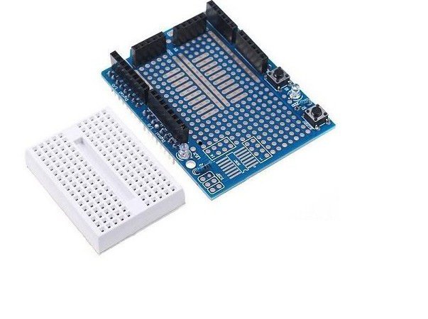 Arduino Mini Breadboardlu UNO R3 Proto Shield Kiti