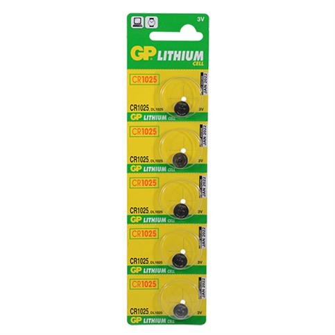 GP CR1025 3V Lithium 5Li Kartela