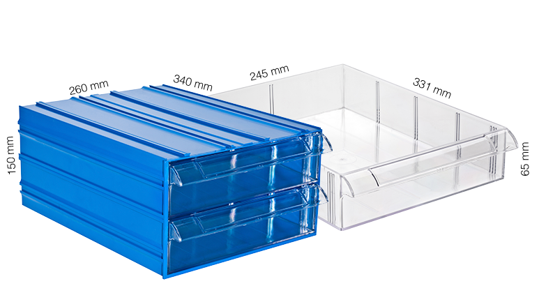 Plastik Çekmece 6'lı Blok 512