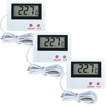 3 Adet OEM ST-1A Mini Kablolu Termometre