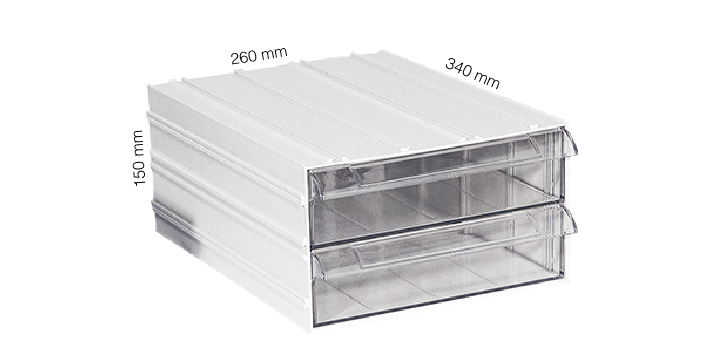 Plastik Çekmece 6'lı Blok 512-K
