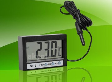 Elitech ST-2 Mini Kablolu İç-Dış Termometre Saat (3´ lü Paket)