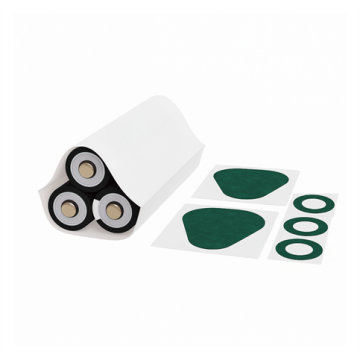 3S/P Dik 18650 Pil Shrink (Beyaz) + Kapak + (+) Kutup Emniyet Oringi (5 Set)