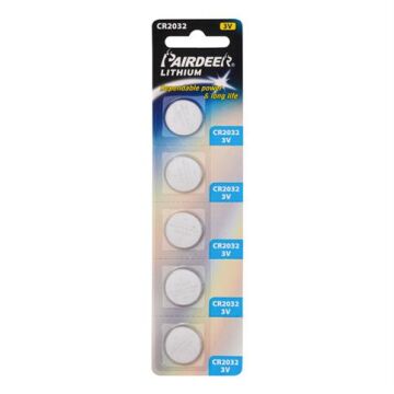 Pairdeer CR2032 3V Lithium Pil - 5Li Blister
