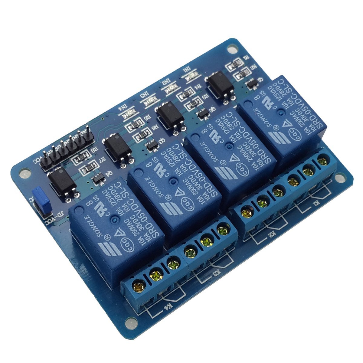 12v - 4 Kanal Röle Modülü