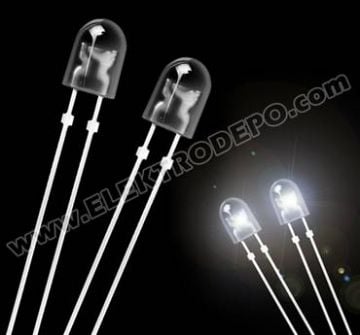 Gün Işığı 5mm Oval 3.0-3.4 Volt 45-90 Derece 4000-6000 MCD 20mA