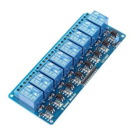 12V - 8 Kanal Röle Modülü