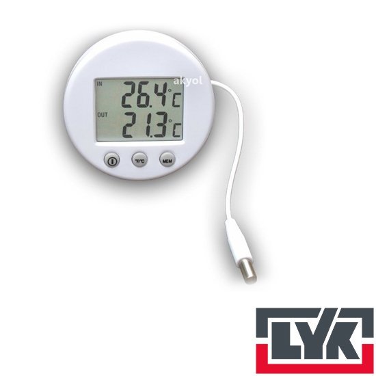 LYK T9239 Dijital Buzdolabı Termometresi (3 metre kablolu)