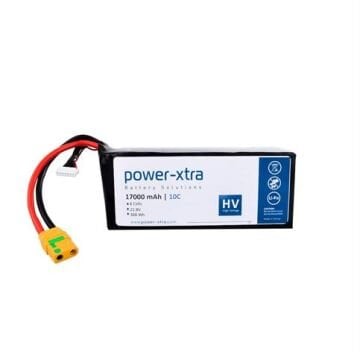 Power-Xtra - 6S1P - 22.8 Volt 17 Ah Li-Polymer Batarya Paketi - 10C - XT90S