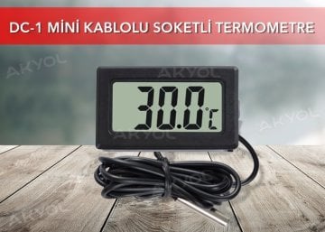 DC-1 Pano Tipi Soketli Termometre (5' li Paket)