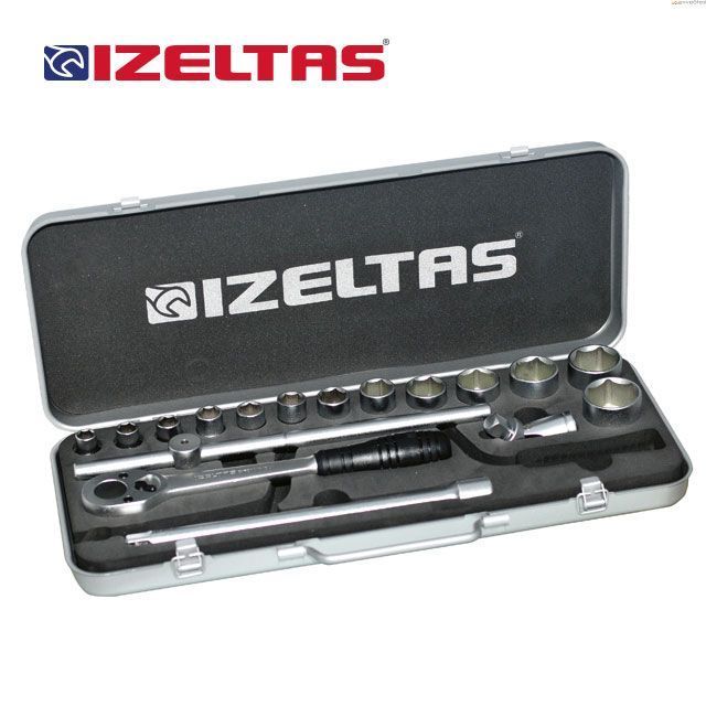 İzeltaş 1113 1/2'' Altı Köşe Lokma Anahtar Takımı (24 Parça, mm)