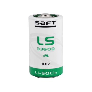 Saft LS 33600 3.6V D Size Lithium Pil (Li-SOCI2)
