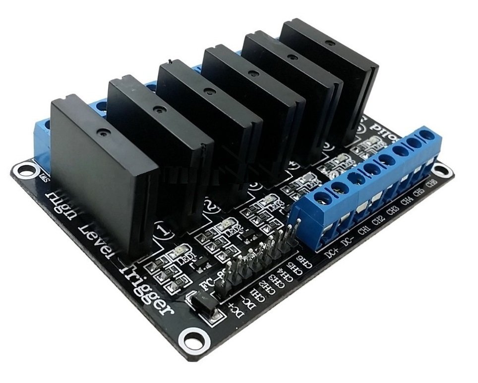 5V - 6 Kanal Düşük Seviyeli Solid State Röle Modülü