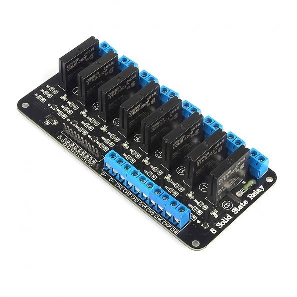5V - 8 Kanal Düşük Seviyeli Solid State Röle Modülü