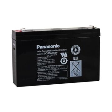 Panasonic LC-R067R2P - 6V 7.2Ah - Bakımsız Kuru Akü