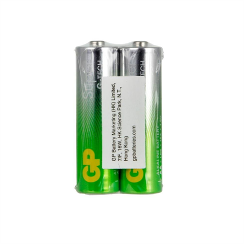 GP Super Alkaline - LR06 - AA Size - Kalem Boy Alkaline Pil - 2Li Shrink