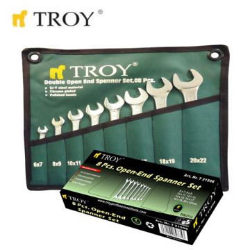 Açık Ağız Anahtar Takımı - (8 parça, 6-22mm)