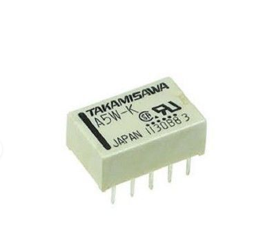 A5W-K 5V Çift Kontak Tek Bobin
