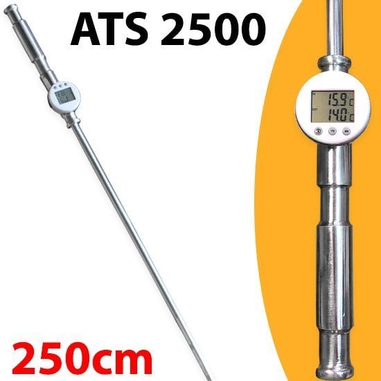 LOYKA ATS 2500 Yığın Isı Ölçer Probu - 2,50 Metre Daldırma Probu