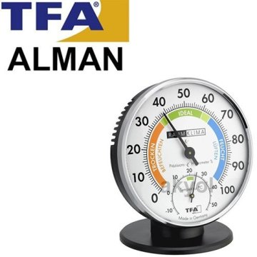 TFA 45.2033 'RaumKlima' İbreli Sıcaklık ve Nem Ölçer