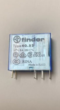 40.52.7.0012 12V 8A FİNDER ÇİFT KONTAK RÖLE