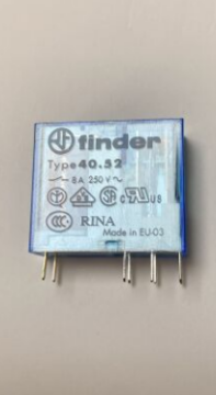 40.52.7.0012 12V 8A FİNDER ÇİFT KONTAK RÖLE