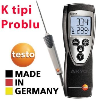 Testo 925 K Tipi Daldırma Problu Termometre Seti