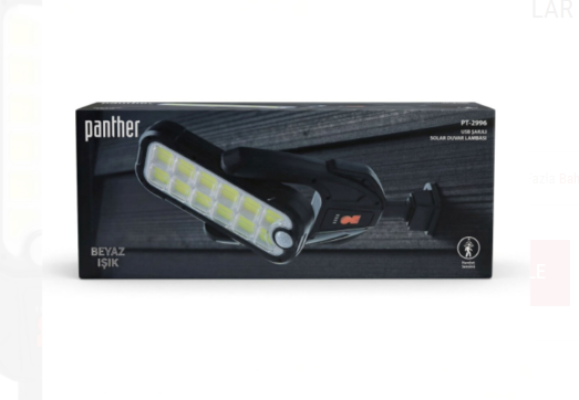 PANTHER PT-2996 SOLAR LED DUVAR LAMBASI