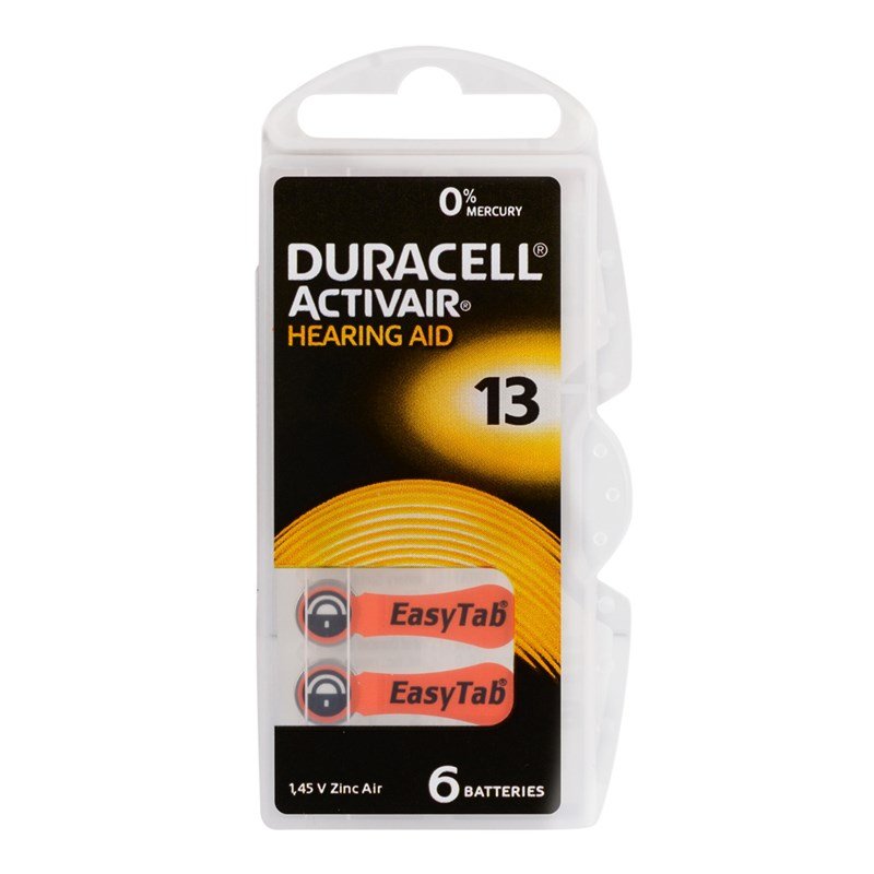 Duracell 13 Kulaklık Pili 6lı Blister