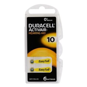 Duracell 10 Kulaklık Pili 6lı Blister