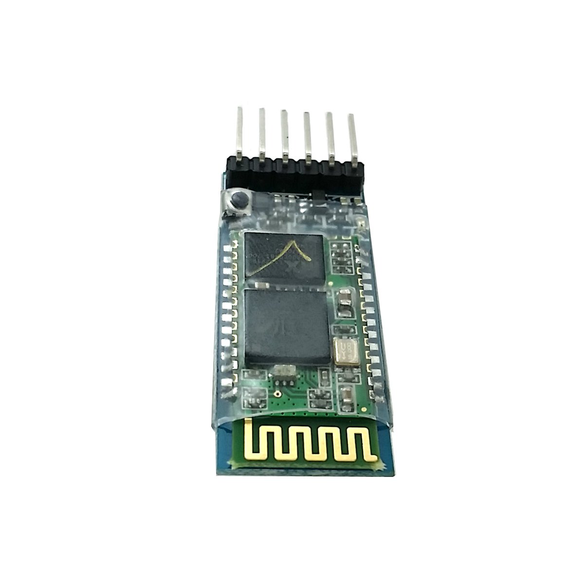 HC‐05 4 Pin Kablosuz Bluetooth Master + Slave Modülü (Butonlu)